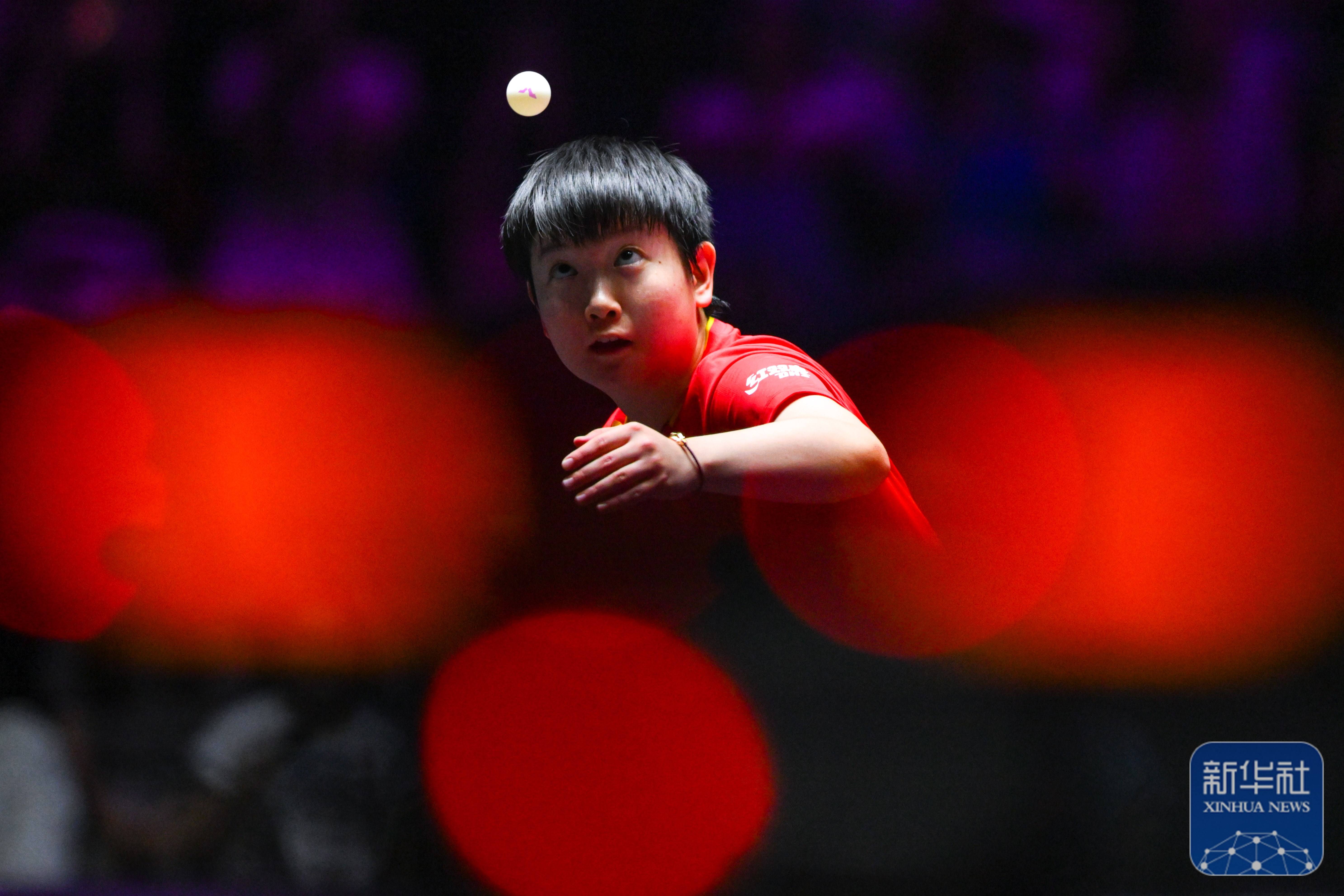 WTT澳门冠军赛｜孙颖莎夺得女单冠军