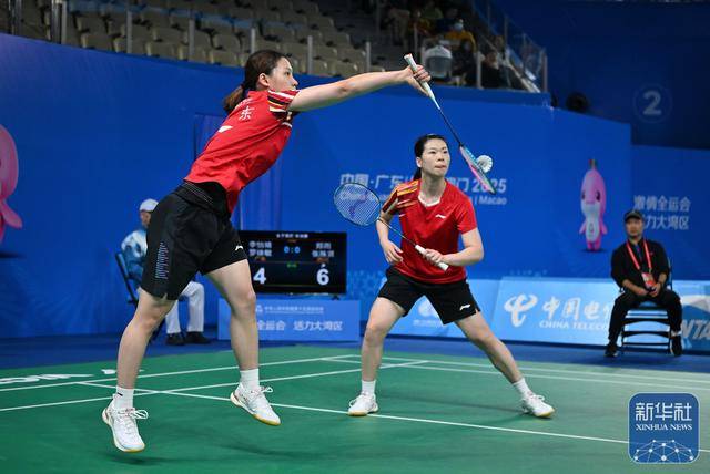 全运会｜郑雨/张殊贤晋级羽毛球女双决赛